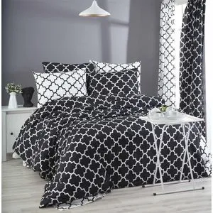 Madalyon - Black Black
White Ranforce Single Quilt Cover Set (EU) (IT)