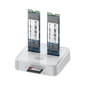 Maiwo docking station USB 3.1 tip C na 2 x M.2 (SATA i PCIe NVMe) K3016SD