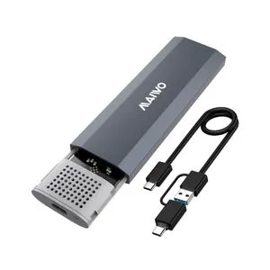 MAIWO USB 3.2 Tip-C Kućište za M.2 PCIe NVMe SSD, aluminium, bez alata, K1689P