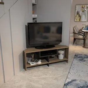 Maldiv - Walnut, White Walnut
White TV Stand
