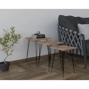 Mali - Black, Atlantic Pine Black
Atlantic Pine Nesting Table (3 Pieces)