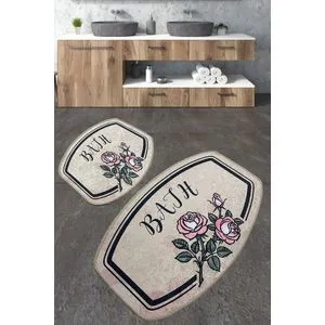 Mand Multicolor Bathmat Set (2 Pieces)