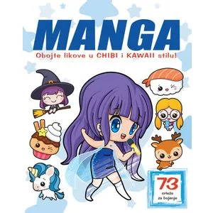 Manga: Obojte likove u chibi i kawaii stilu