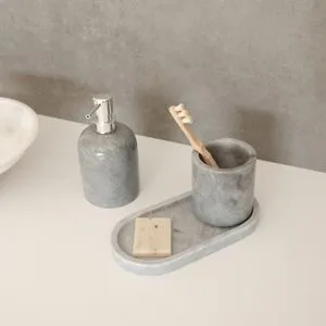 MAR07020206D Grey Bathroom Set (3 Pieces)