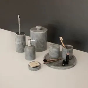 MAR07100206D Grey Bathroom Set (7 Pieces)
