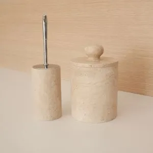 MAR07150104D Beige Bathroom Set (2 Pieces)