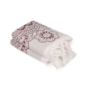 Marcello - Claret Red Ecru
Claret Red Hand Towel Set (2 Pieces)