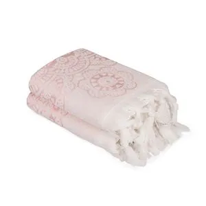 Marcello - Pink Ecru
Pink Hand Towel Set (2 Pieces)
