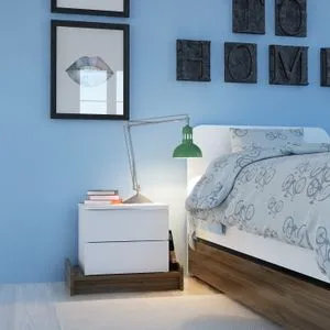 Marina White
Walnut Nightstand