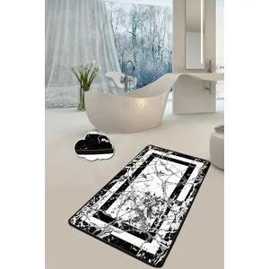 Marmor - Black (80 x 100) Black
White Bathmat