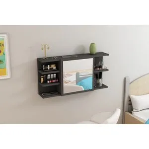 Marta - Anthracite Anthracite Make-Up Cabinet