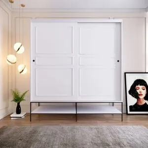 Martin 190 - White White Wardrobe