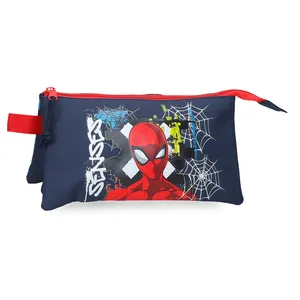 MARVEL GRAFFITY OF SPIDERMAN prazna pernica sa 3 pregrade - teget