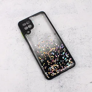 Maska Frame Glitter za Samsung A125F Galaxy A12 crna