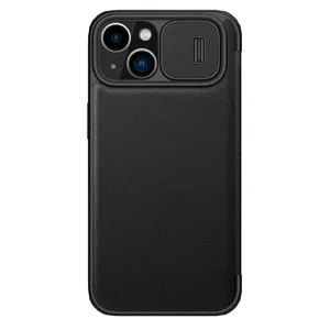 Maska Nillkin Qin Pro (plain leather) za iPhone 14 Plus 6.7 crna