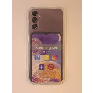 Maska za Samsung A14 transparent ojačane ivice