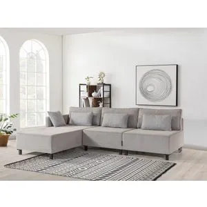 Matris Left - Grey Grey Corner Sofa-Bed