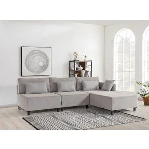 Matris Right - Grey Grey Corner Sofa-Bed