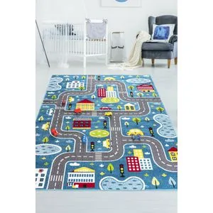 Mavi Trafik - Plavi Tepih (200 x 290 cm)