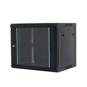 MAXPRO LINE Rack orman nazidni, 9U, 600x450, staklena vrata