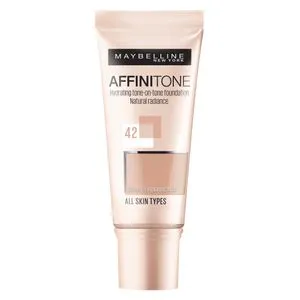 Maybelline New York Affinitone tečni puder 42 Dark Beige