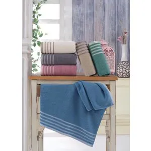 Mayra - Asorti Multicolor Hand Towel Set (6 Pieces)
