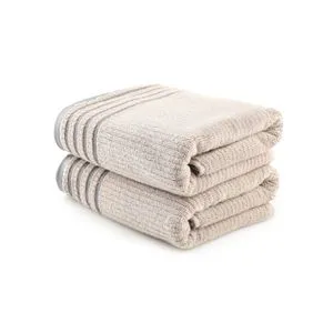 Mayra - Light Brown Light Brown Hand Towel Set (2 Pieces)