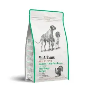McAdams Sensitive Medium and Large Breed Free Range Turkey 2 kg