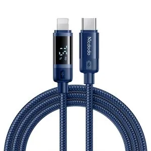 MCDODO CA-5211 KABL DIGITAL DISPLAY 36W, TIP-C na Lightning, DUŽINA 1,2m, PLAVI