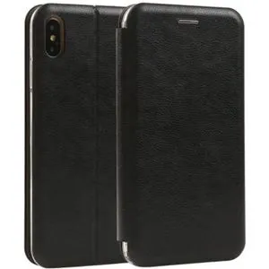 MCLF11-XIAOMI Redmi 10A * Futrola Leather FLIP Black (289)