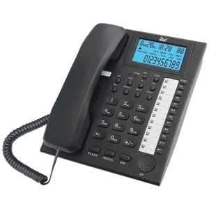 MeanIT Analogni telefon, stolni, LCD ekran, crni - ST200 Black