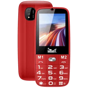 MeanIT Mobilni telefon - Senior 15, Crveni