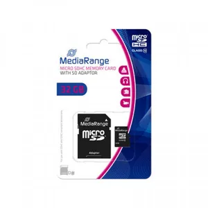 MEDIARANGE MicroSDHC Memorijska Kartica 32GB sa SD Adapterom C10 MR959