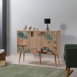 Mega - 730 Sonoma Oak Konsole