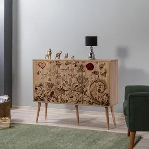 Mega-731 Sonoma Oak Konsole