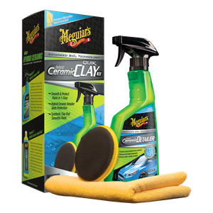 Meguiars Komplet hibridna pad/jastučič glina sa Hibridnim brzim čistačem sa zaštitom i peškirom H...