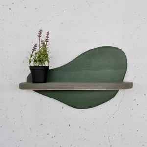 Meh226 Dark Green
Grey Decorative Wooden Wall Shelf