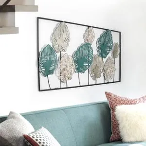 Melo-7 Multicolor Decorative Metal Wall Accessory