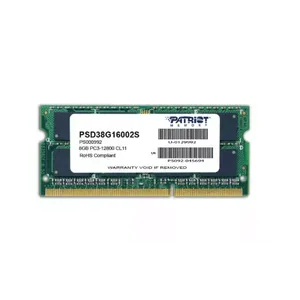Memorija SODIMM DDR3 8GB 1600MHZ Patriot Signature PSD38G16002S