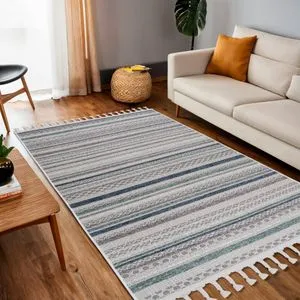 Meridyen 4802 - Plavi Tepih (160 x 230 cm)