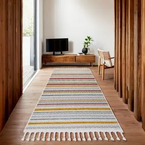 Meridyen 4803 - Višenamenski Tepih za Hol Multicolor (80 x 150 cm)