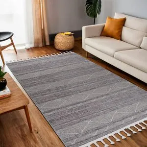 Meridyen 4806 - Sivi Tepih (120 x 180 cm)