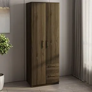 Merlin 2 - Walnut Walnut Wardrobe