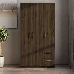 Merlin - Walnut Walnut Wardrobe