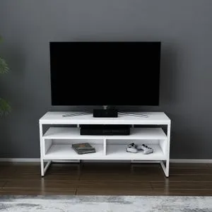 Merrion - White White TV Stand
