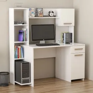 Merry - White White Study Desk