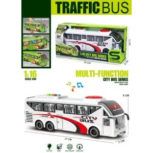 Merx Igračka Gradski Autobus Sa Svetlom I Zvukom