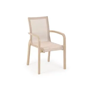 Mesh - Peščana Bež Baštenska Stolica