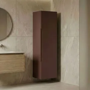 Messina 40 - 758 Matte Red Bathroom Cabinet