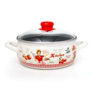 Metalac plitka šerpa RASPEVANA KUVARICA 20cm/3,1lit Krem